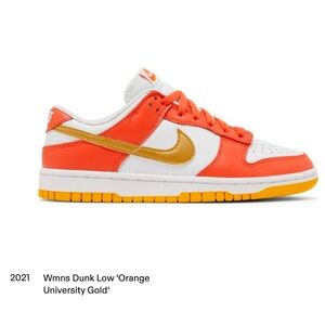 Women’s Dunk Low ‘orange university gold’